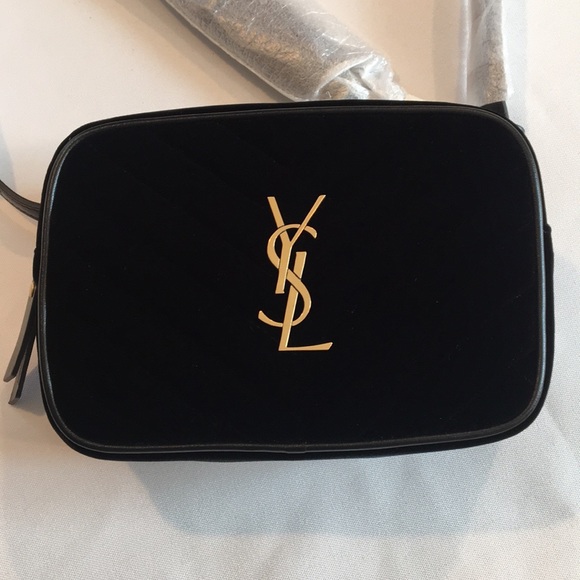 💎YSL💎Authentic Lou Belt Bag in Matelasse Velour/Velvet - Picture 4 of 16
